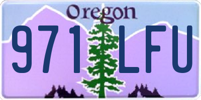 OR license plate 971LFU