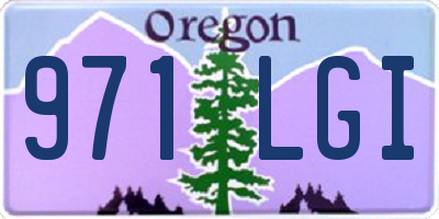 OR license plate 971LGI