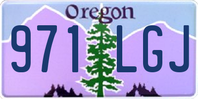 OR license plate 971LGJ
