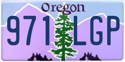 OR license plate 971LGP