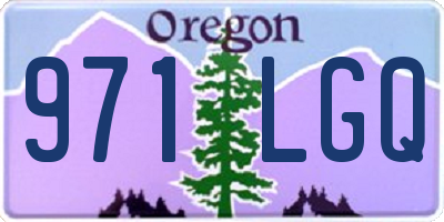 OR license plate 971LGQ