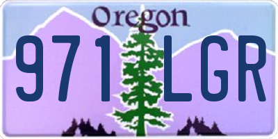 OR license plate 971LGR