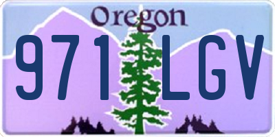 OR license plate 971LGV