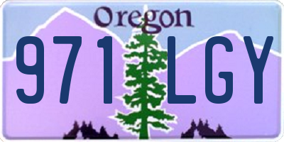 OR license plate 971LGY