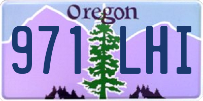 OR license plate 971LHI