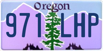 OR license plate 971LHP