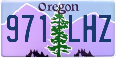 OR license plate 971LHZ