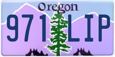 OR license plate 971LIP