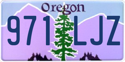 OR license plate 971LJZ