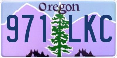 OR license plate 971LKC