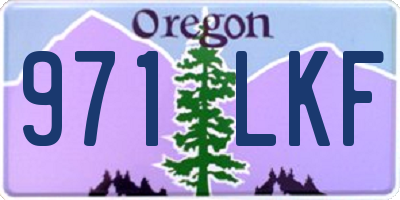 OR license plate 971LKF