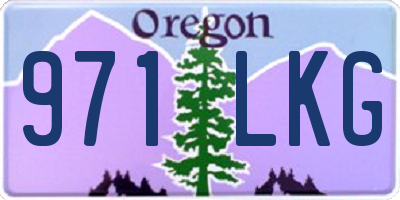 OR license plate 971LKG
