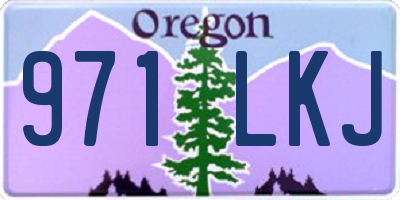 OR license plate 971LKJ
