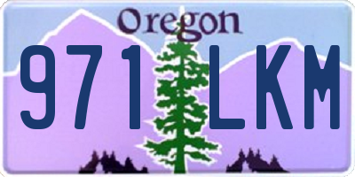 OR license plate 971LKM