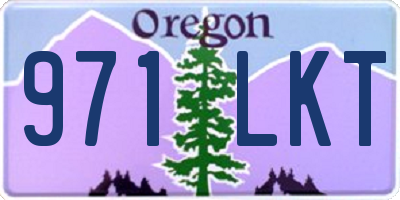 OR license plate 971LKT