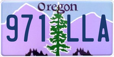 OR license plate 971LLA