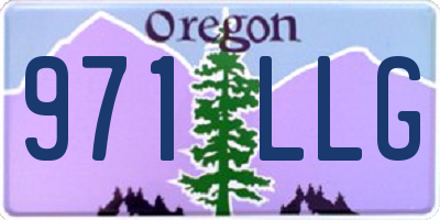 OR license plate 971LLG