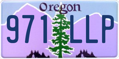 OR license plate 971LLP