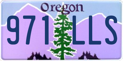 OR license plate 971LLS