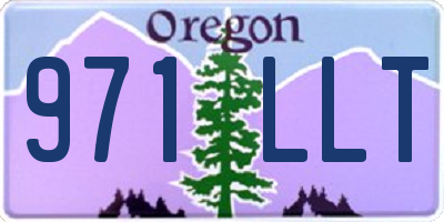 OR license plate 971LLT