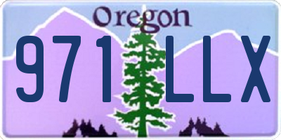 OR license plate 971LLX
