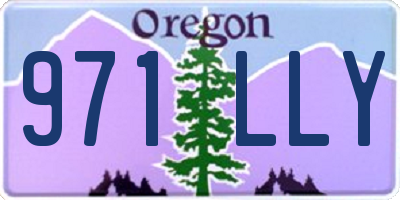 OR license plate 971LLY