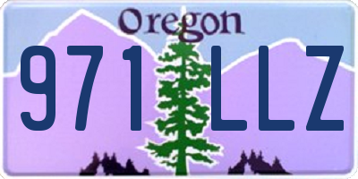 OR license plate 971LLZ