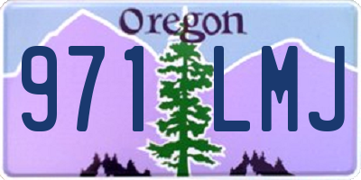 OR license plate 971LMJ