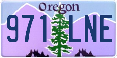 OR license plate 971LNE