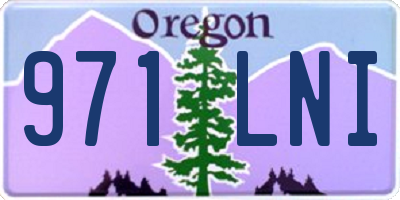 OR license plate 971LNI