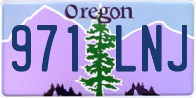 OR license plate 971LNJ