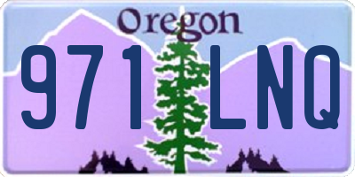 OR license plate 971LNQ