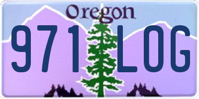 OR license plate 971LOG
