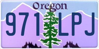 OR license plate 971LPJ