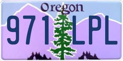 OR license plate 971LPL