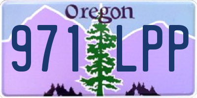 OR license plate 971LPP