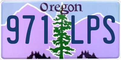 OR license plate 971LPS
