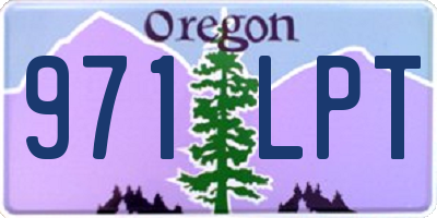 OR license plate 971LPT
