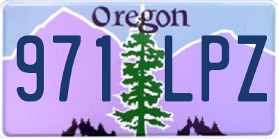OR license plate 971LPZ