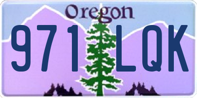 OR license plate 971LQK