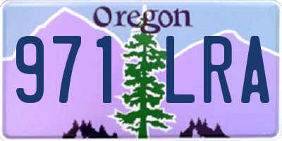 OR license plate 971LRA
