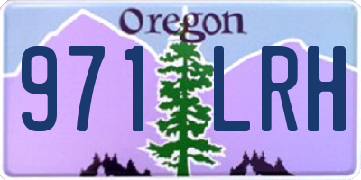 OR license plate 971LRH
