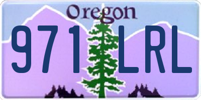 OR license plate 971LRL