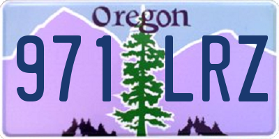 OR license plate 971LRZ