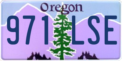 OR license plate 971LSE