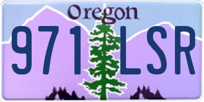 OR license plate 971LSR