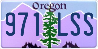 OR license plate 971LSS