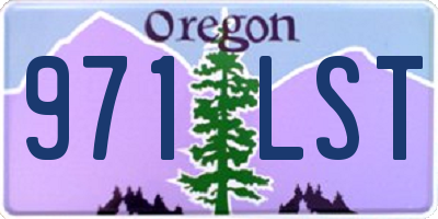 OR license plate 971LST