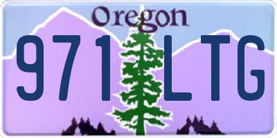 OR license plate 971LTG