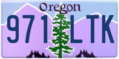 OR license plate 971LTK